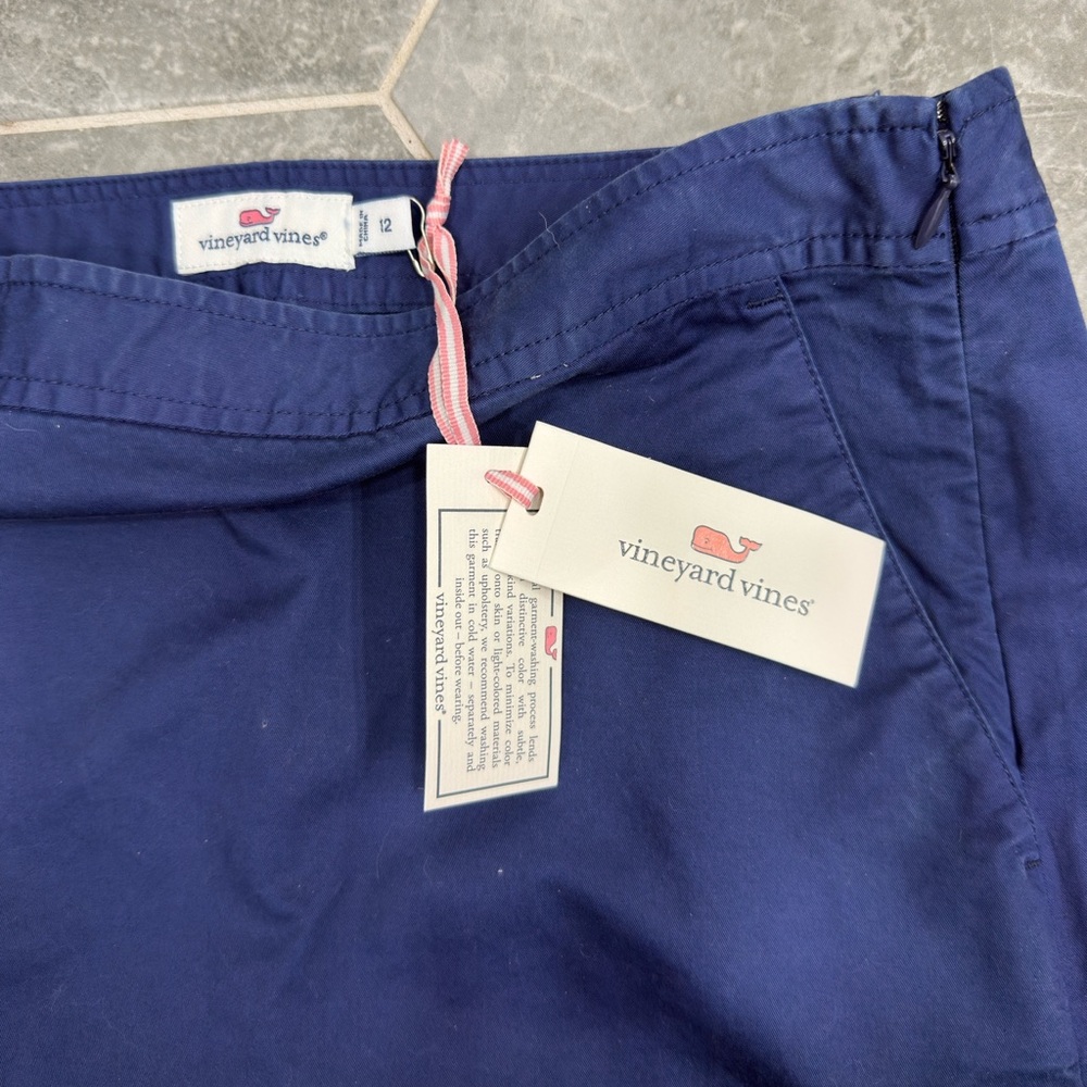 Vineyard Vines Women’s Utility Skirt Deep Bay Size 12